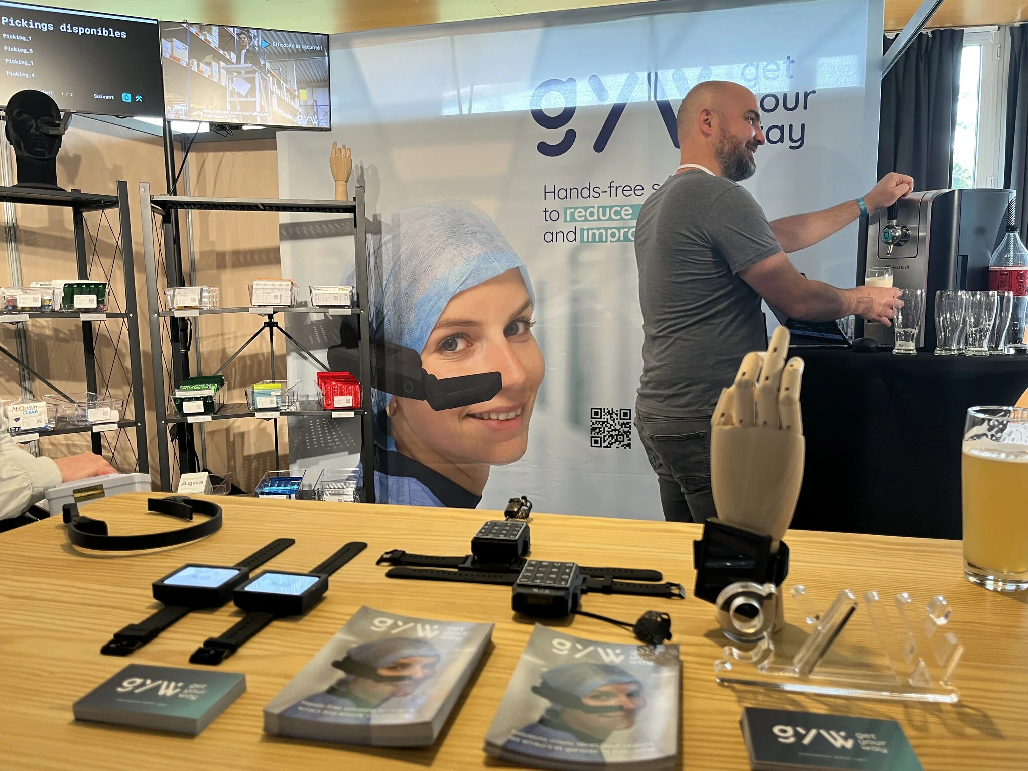 Le stand Get Your Way et nos solutions à Hopipharm